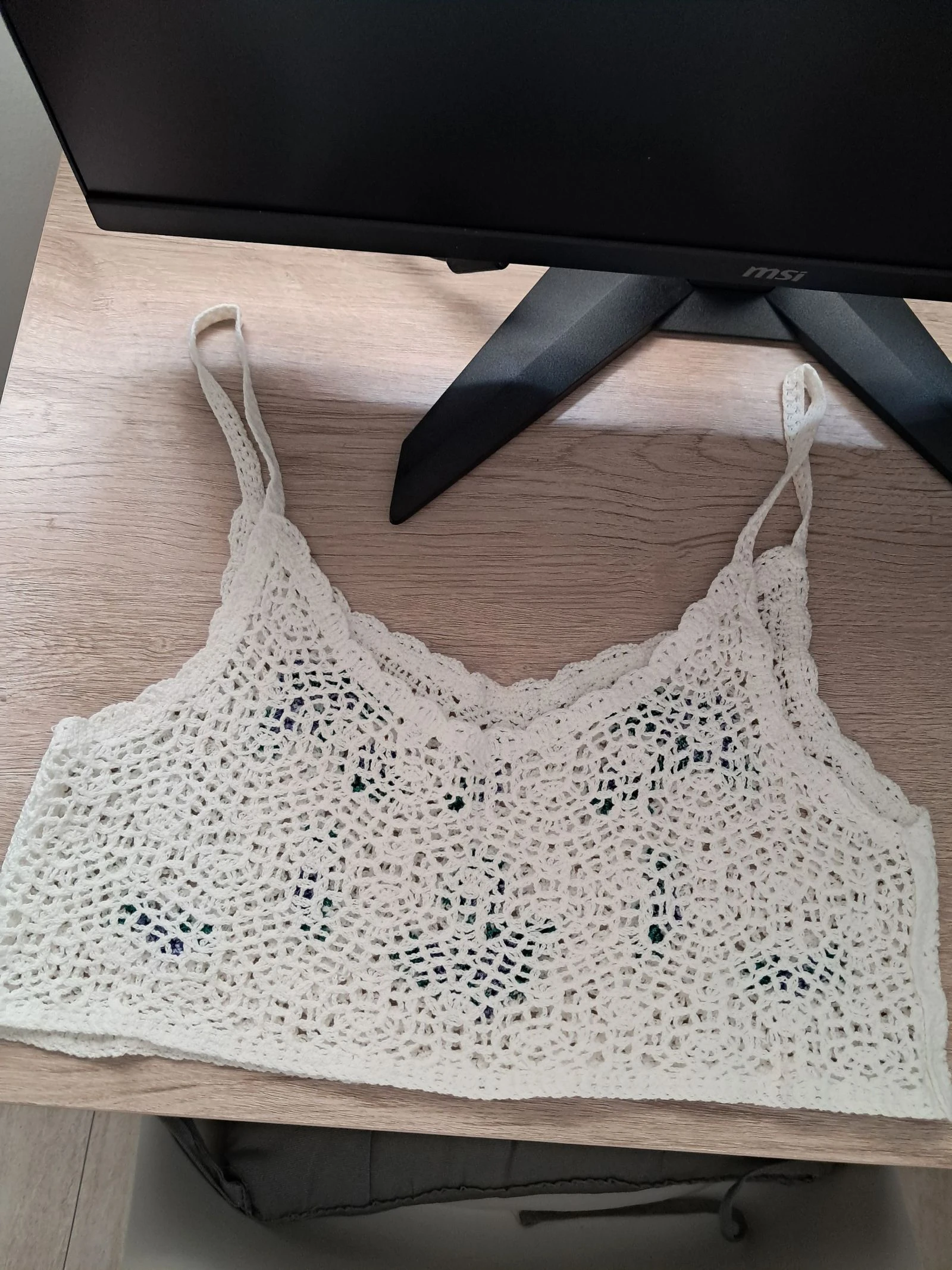 Top crop de crochê – photo 4